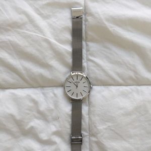 Breda Silver Stainless Steel Linx Watch